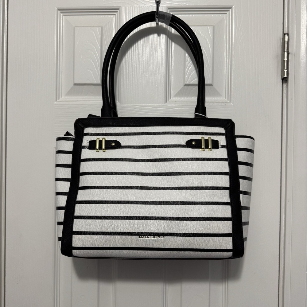 Liz Claiborne‎ Tuxedo Tote Bag
